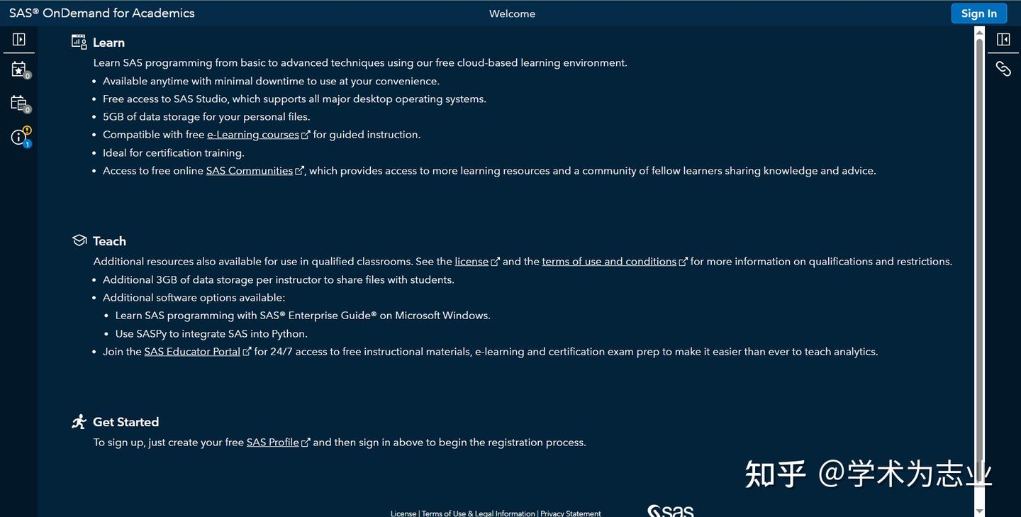 SAS OnDemand for Academic - 知乎