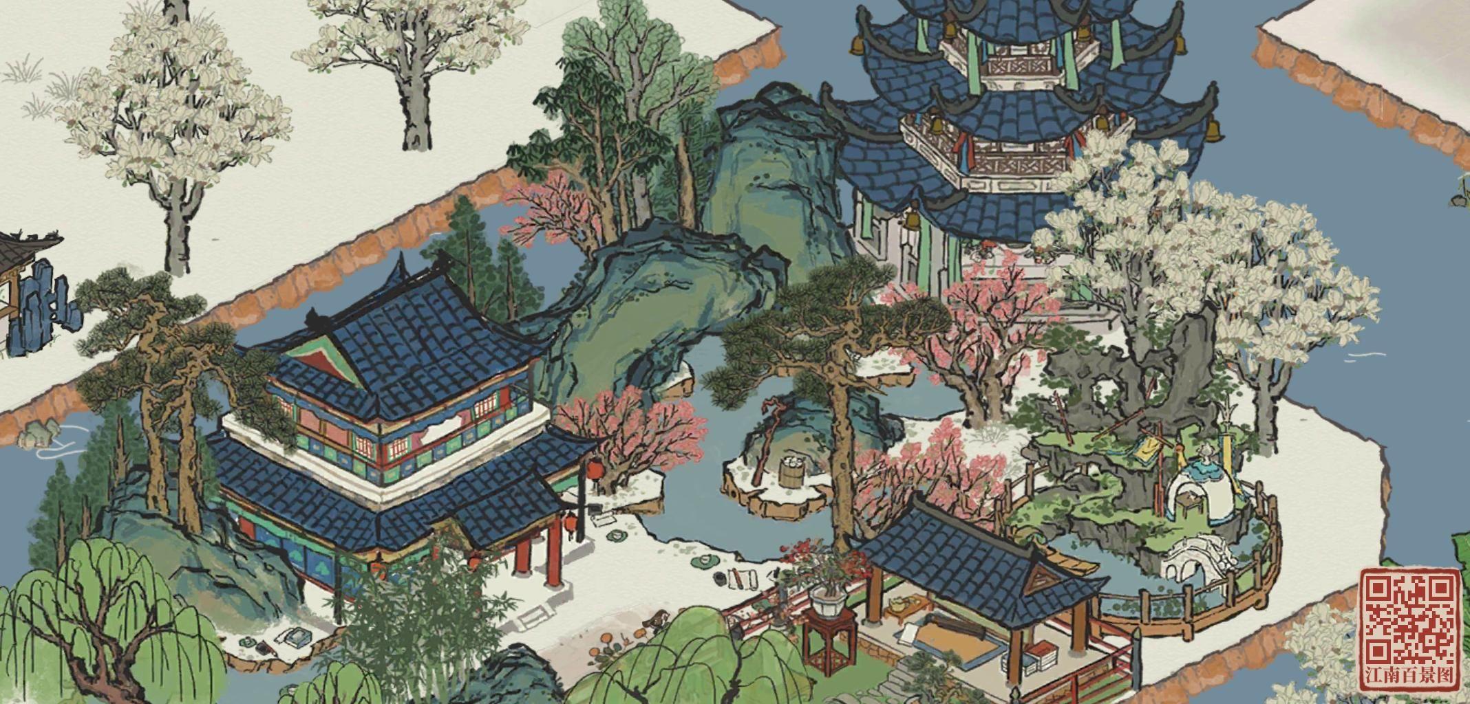 大佬们分享一下江南百景图松江府布局