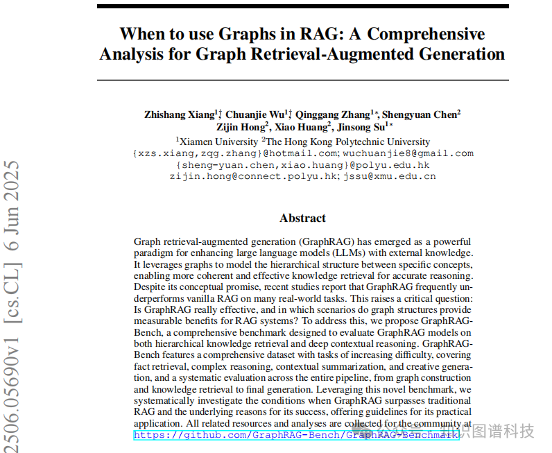 什么时候GraphRAG超越传统RAG：突破医学等知识密集任务的AI新范式和GraphRAG-Bench评估框架 - 知乎