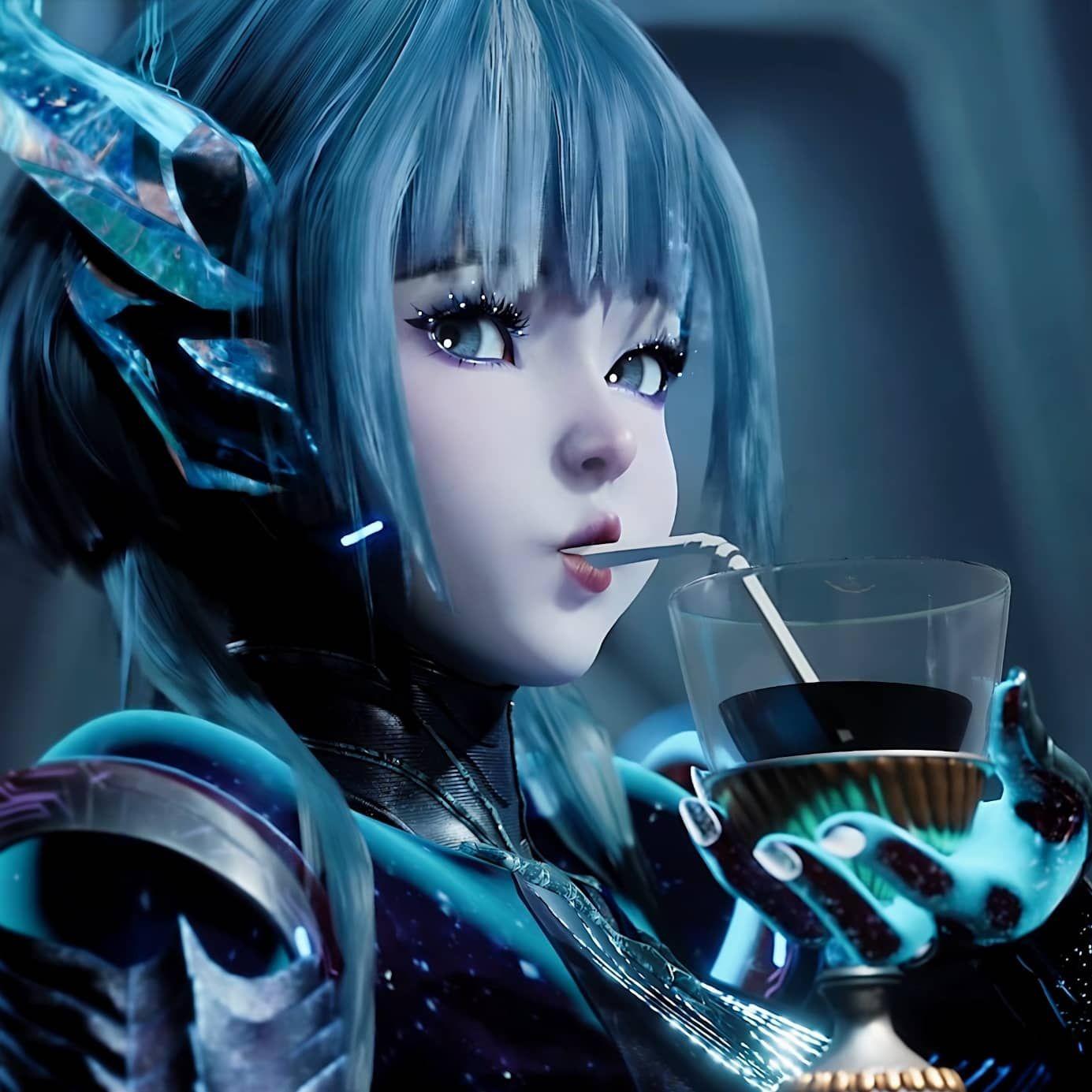 国漫《吞噬星空》恶魔巴巴塔的超可爱头像,国产动漫女生头像