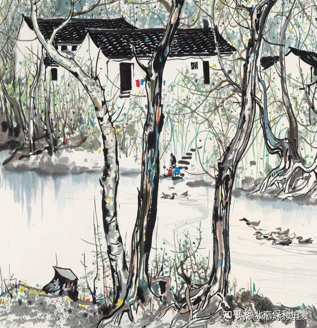 艺冠中西:吴冠中绘画作品欣赏 - 知乎