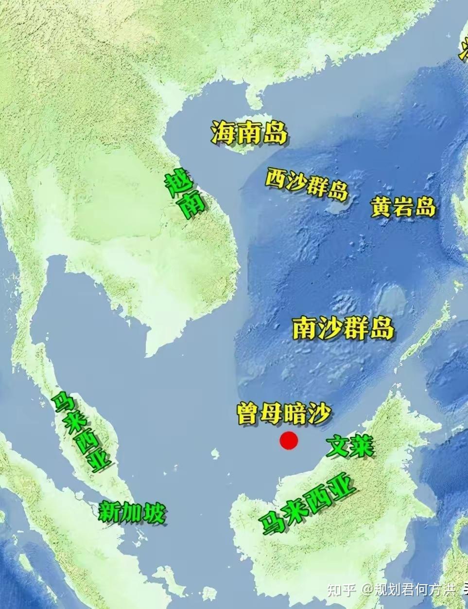 曾母暗沙的地理位置图片