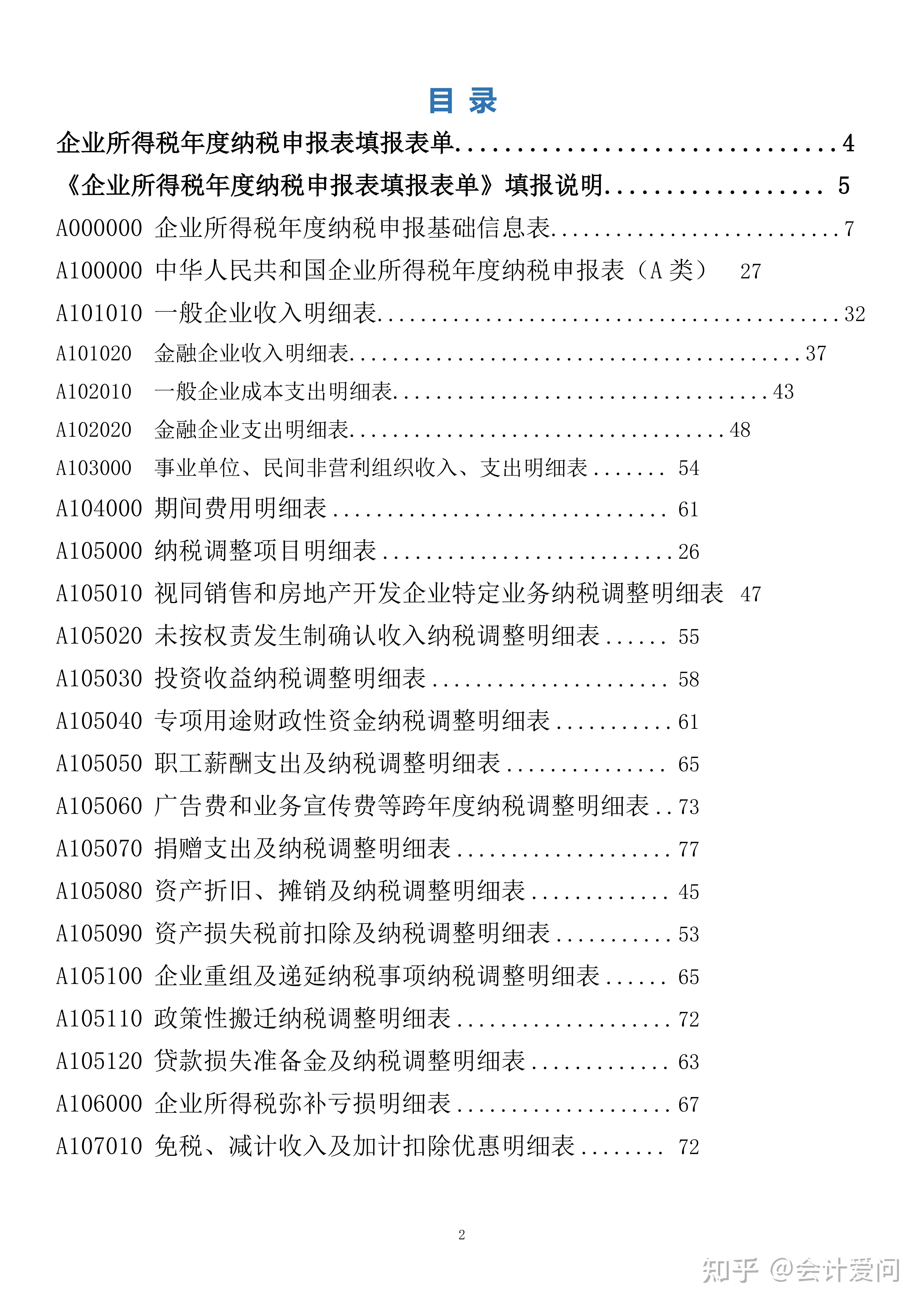 企业所得税表是啥样的