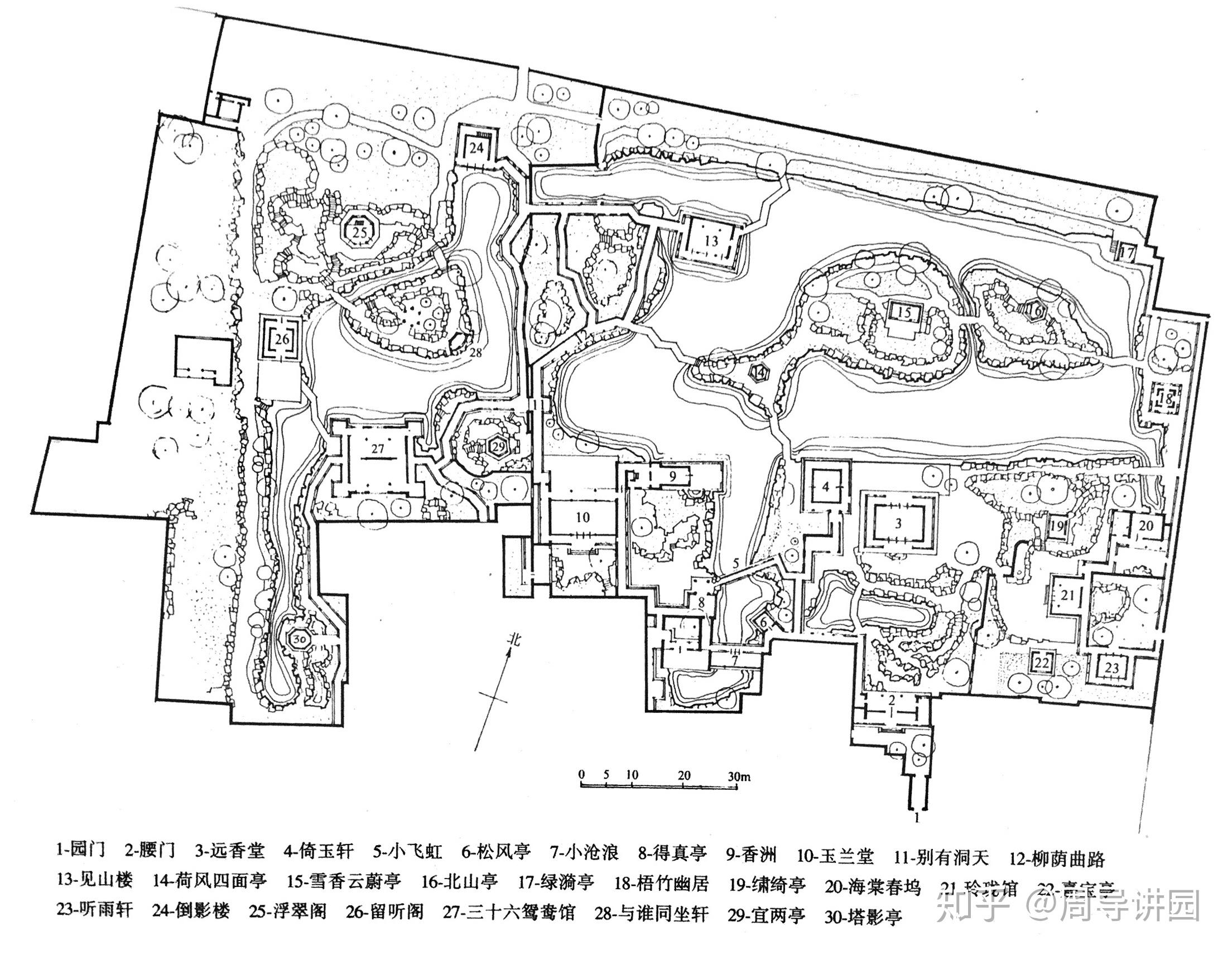 苏州古典园林结构图片
