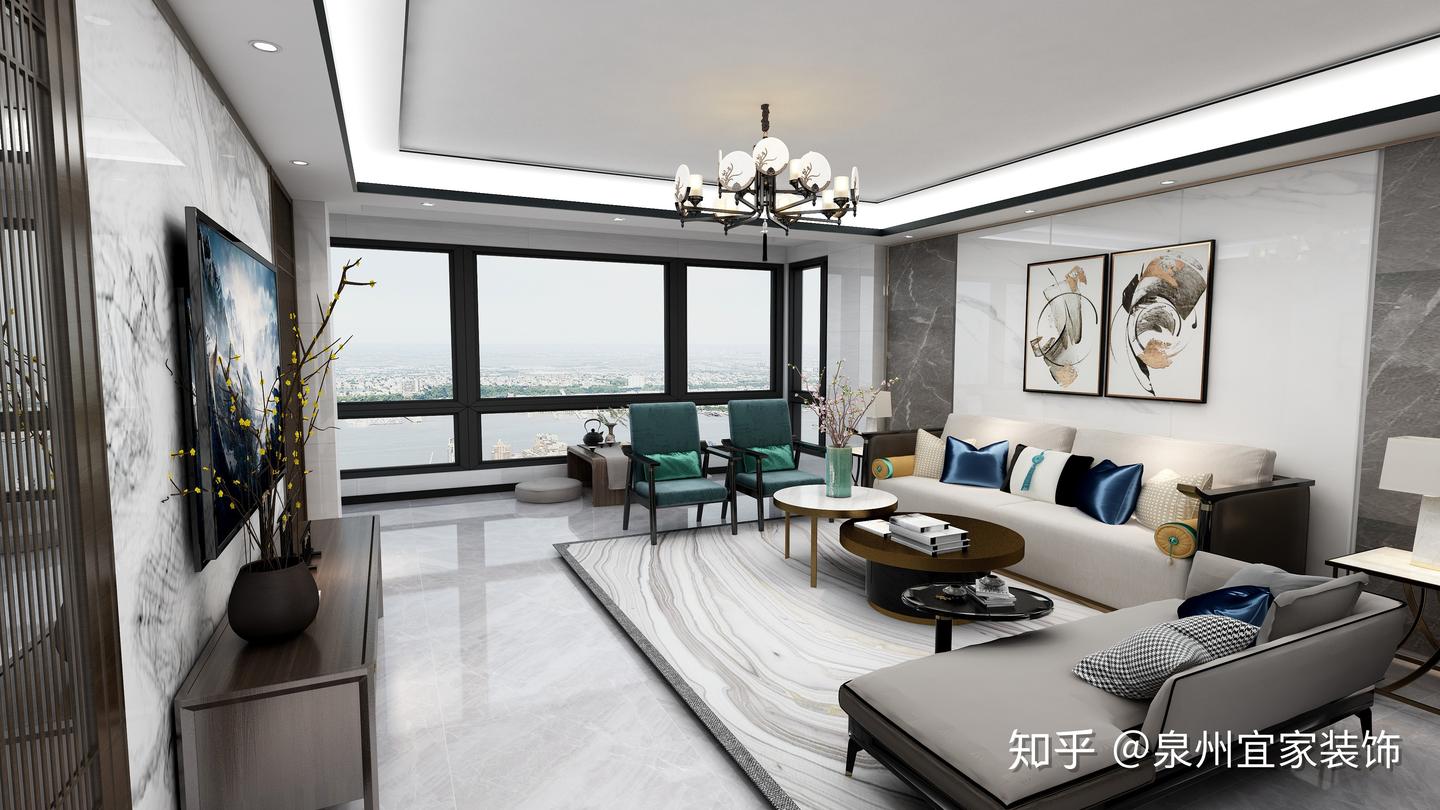 现代新中式,巧妙兼柔的布局风格,移步变景,将经典元素提炼并加以丰富,给传统家居文化注入了新的气息。 - 知乎