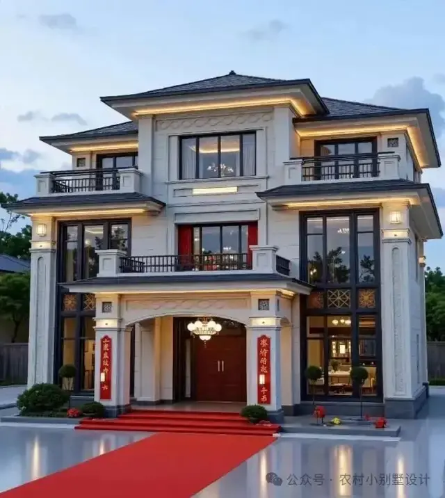 50款新中式自建房外观合集：别让几十万血汗钱，盖出一栋丑的房子 - 知乎