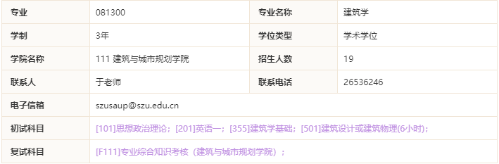 院校解析|2024深圳大学建筑设计考研考研指南&新形势 - 知乎