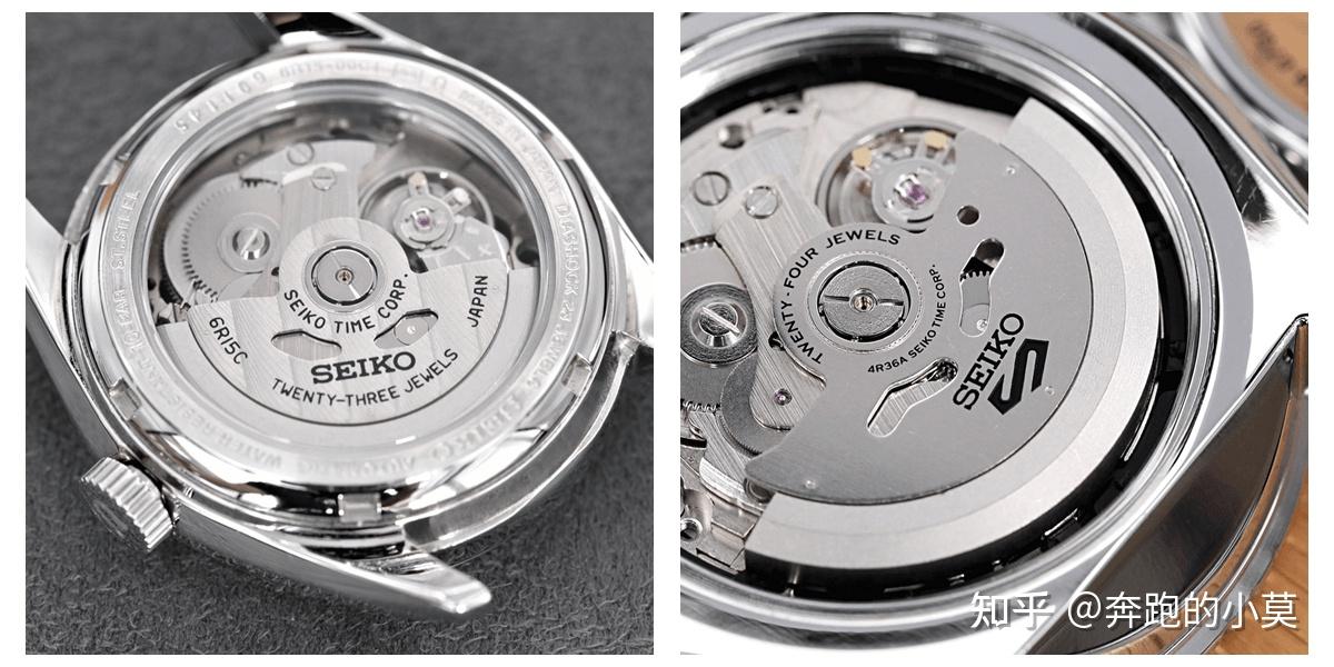 请问seiko的4r36红牙水鬼机芯与6r15小mm具体性能相差多少