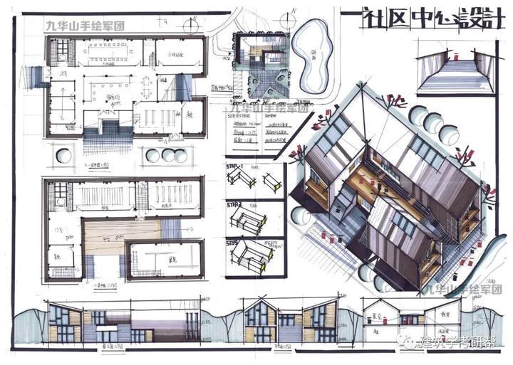 24建筑学考研优秀快题分享02 - 知乎