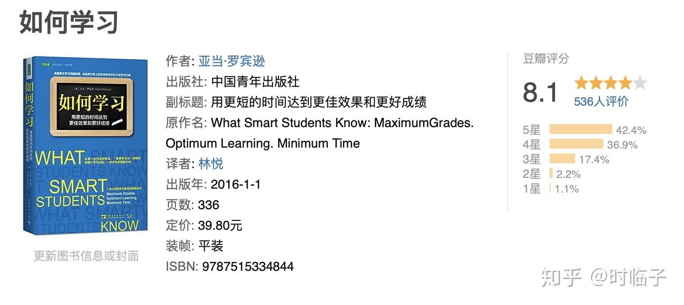 豆瓣8.0高分书单推荐，让你学会高效学习的6本书 - 知乎