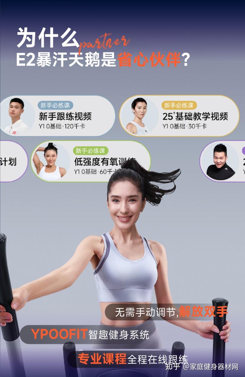 易跑E2椭圆机新品火爆上市:小身材,大步距!新一代家用首选! - 知乎