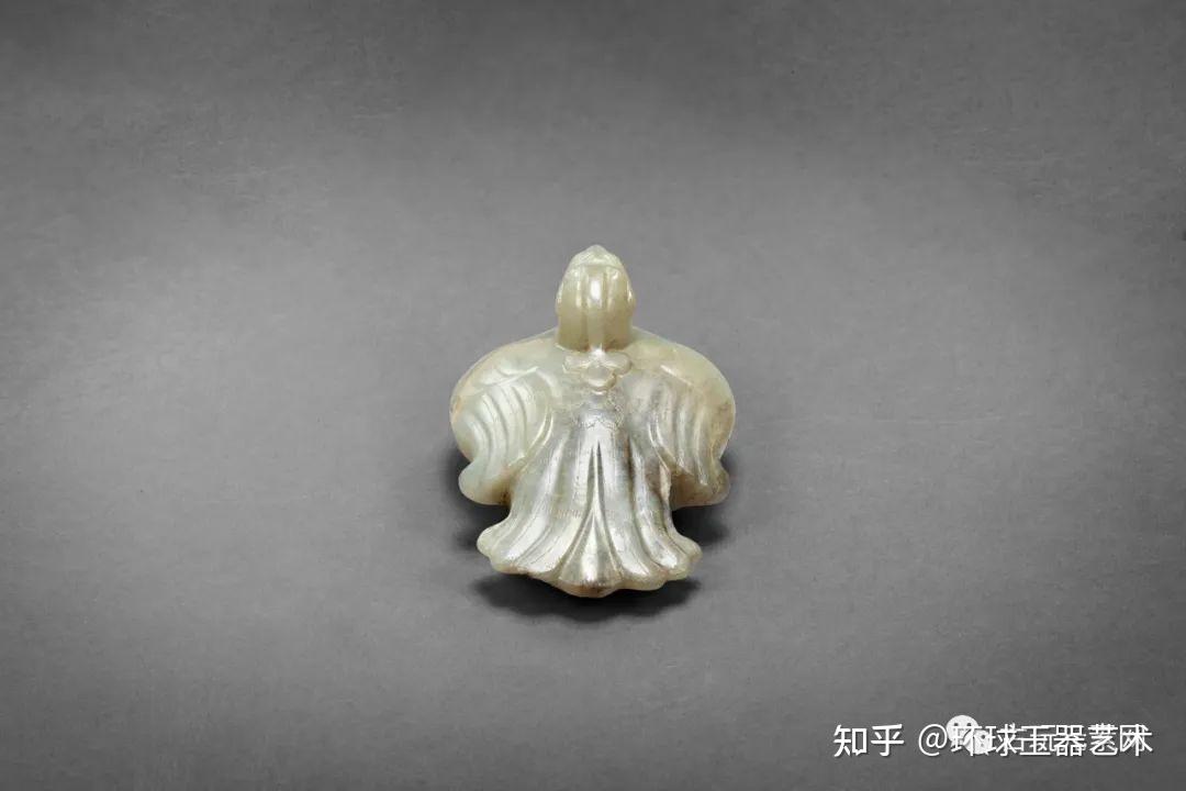 中国美術 白玉 刻人物 根付(HA380) 中国美術 白玉 刻人物 根付(HA380) 中国美術 白玉 刻人物 根付