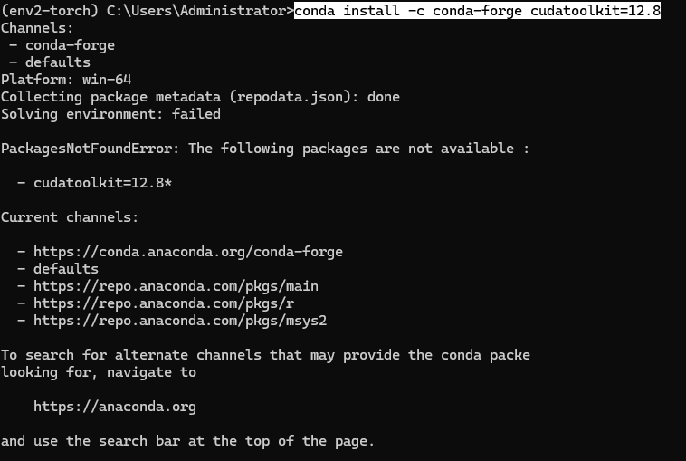Anaconda tensorflow pytorch win11 