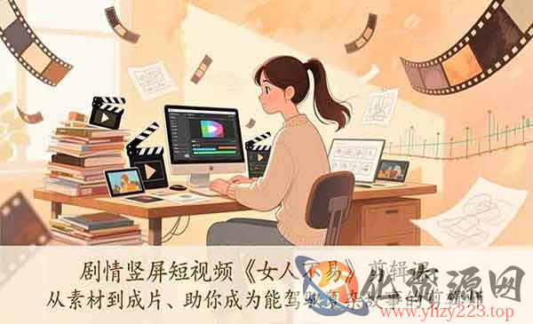 剧情竖屏短视频剪辑课_wwz