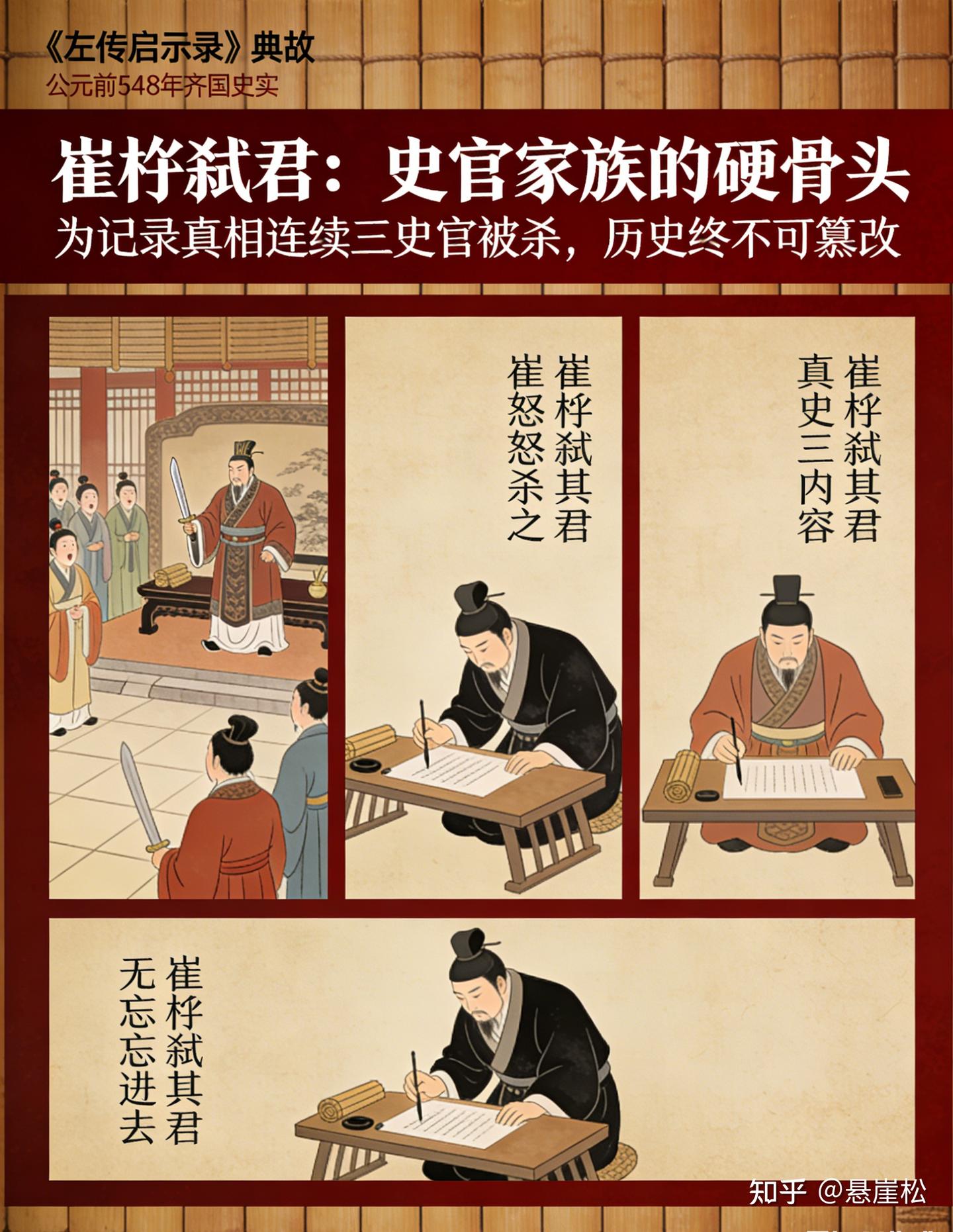 《左传启示录》:崔杼弑君:史官家族的硬骨头,为了记录真相,连续三个史官被杀,为何依然无法篡改历史? - 知乎