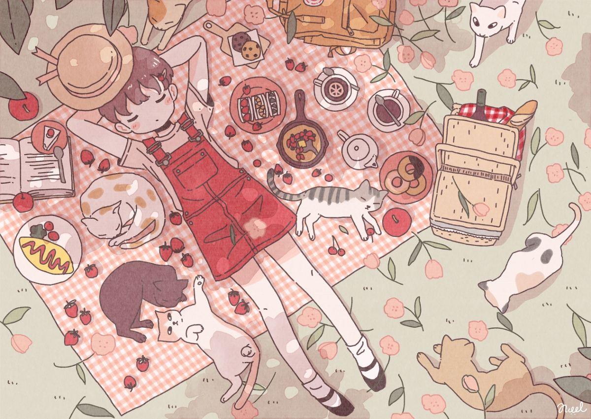 有没有超级可爱的粉色系动漫壁纸