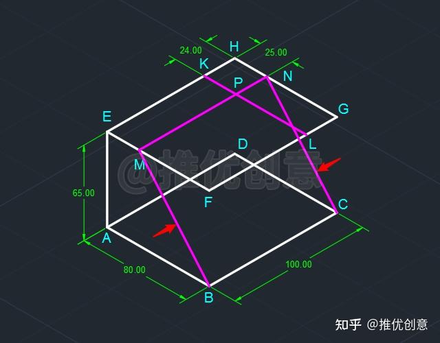 有誰知道正等軸測圖怎麼畫的嗎求大佬告知