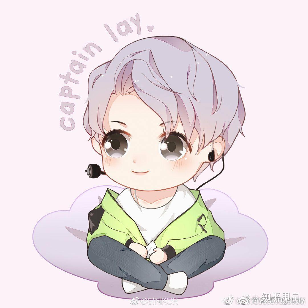 有什么很可爱的张艺兴的卡通图像