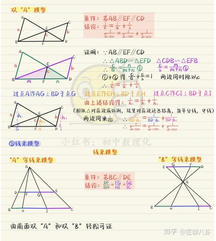 初中几何经典大全模型(第一季) - 知乎