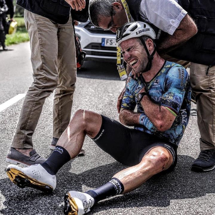 2023环法s8 彼得森缓上坡冲刺夺冠 卡文迪什摔车骨折遗憾退赛