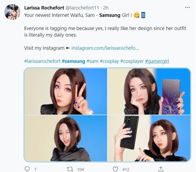 三星虚拟美女助手Sam蹿红 国外网友彻底把她玩坏了 - 知乎