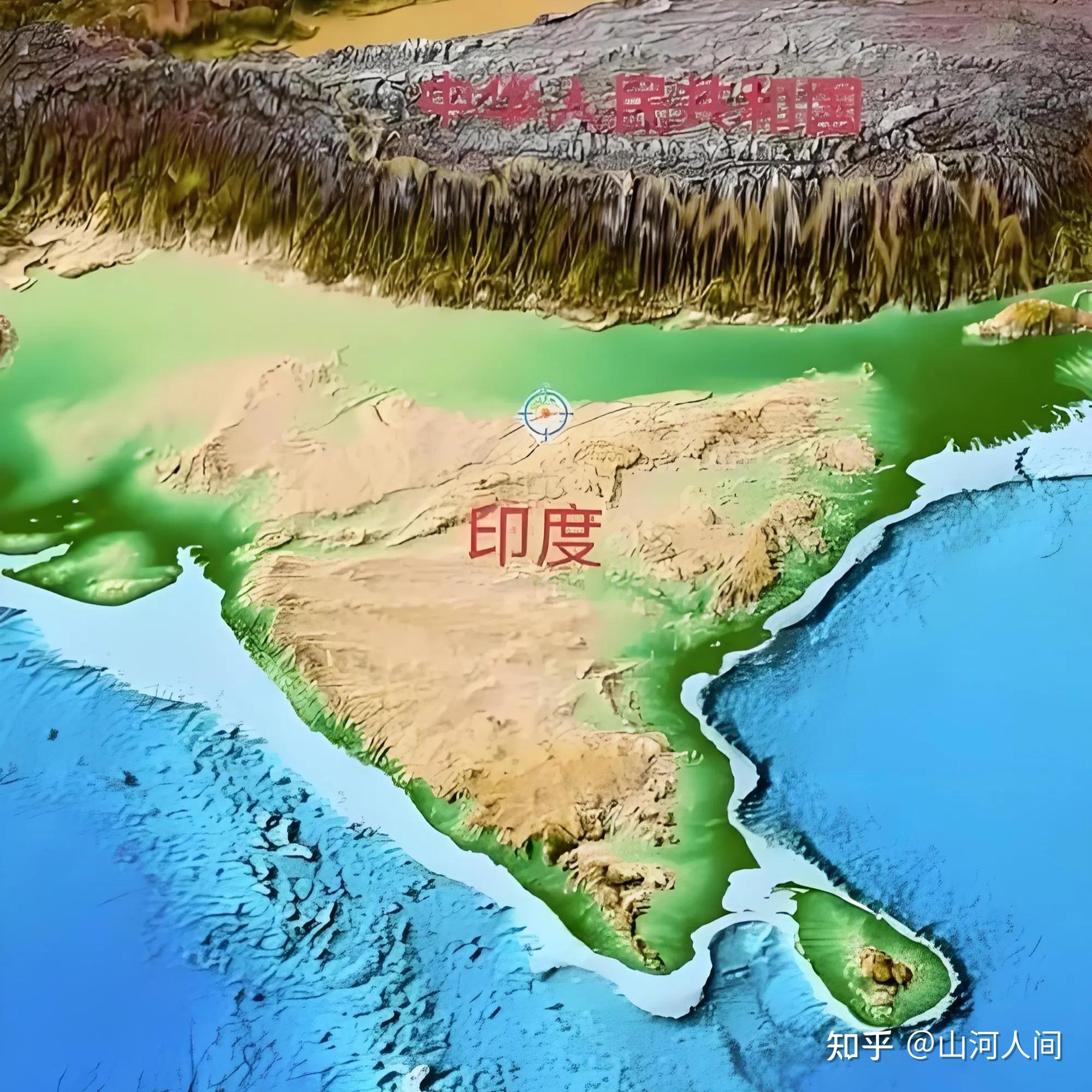 印度国土面积不到中国的三分之一,却有块"神仙底盘"