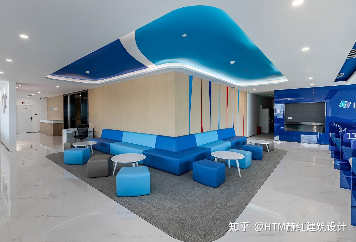 银行行业办公室设计装修案例赏析——韩国IBK中小企业银行 - 知乎