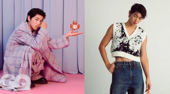 被选为lv新品牌大使后宋仲基登上gq杂志上演腹肌诱惑