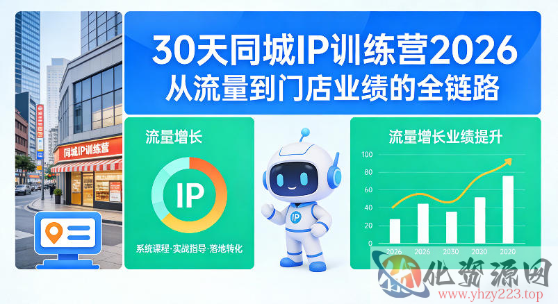 30天同城IP训练营2026年，从流量到门店业绩的全链路
