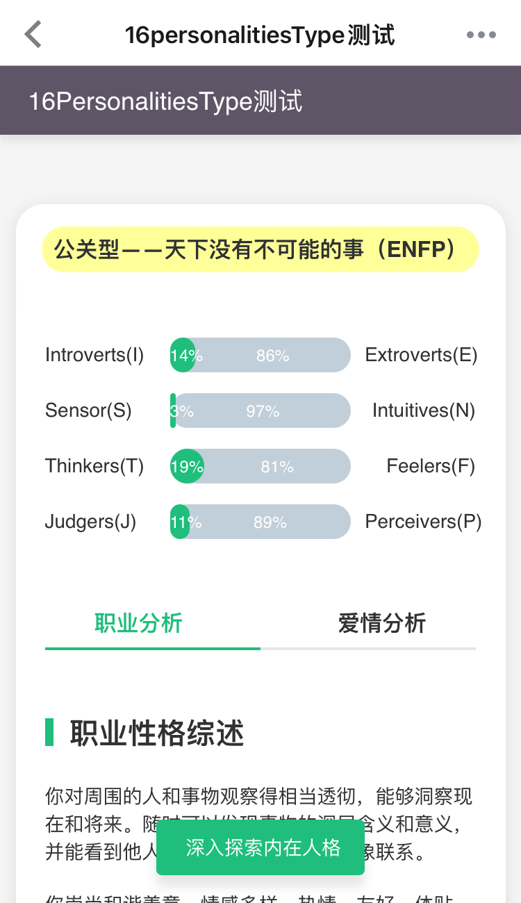 为何我发现在中国ENFP真的很少? - 知乎