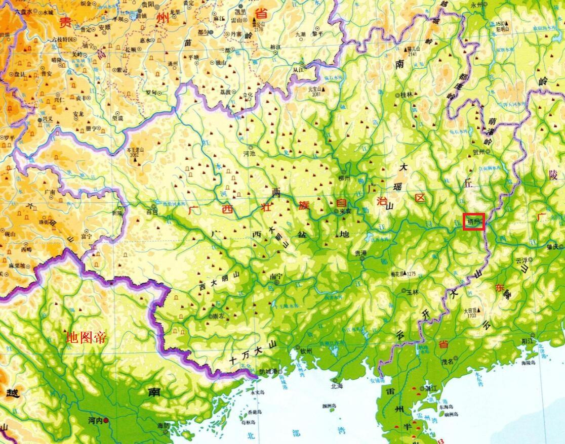 广东和广西以什么为界?