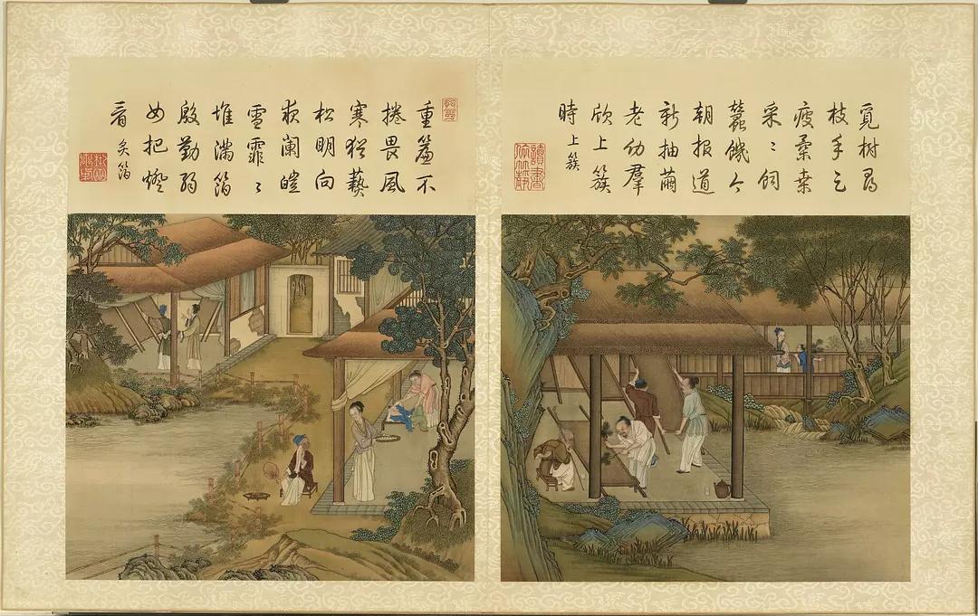 四僧之原济|《金陵怀古册》《秦淮忆旧册》《杜甫诗意册》及其他_