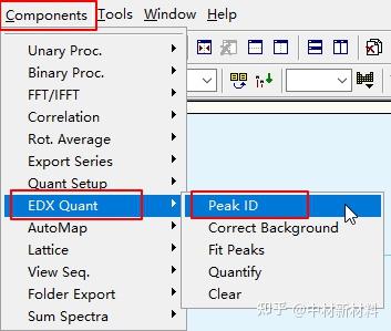 透射电镜（TEM）EDS 能谱数据分析——定性分析 - 知乎