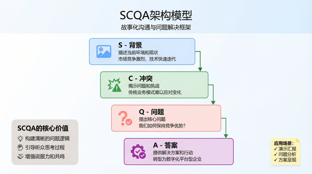 Scqa Tree 13 SCQA架构:从“汇报灾难”到“故事高手”,让你的观点被人记住 - 知乎