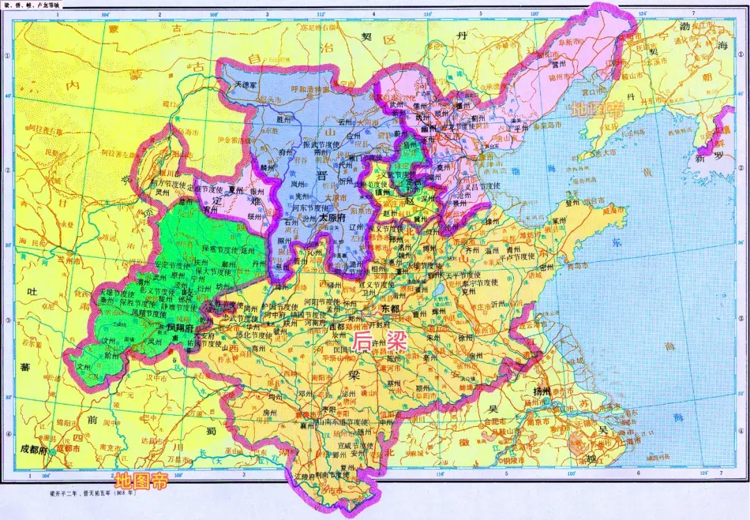 历史上最小的正统王朝,五代后梁到底有多小? - 知乎
