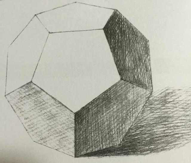 素描几何体中的十二面体怎么画？ - 知乎