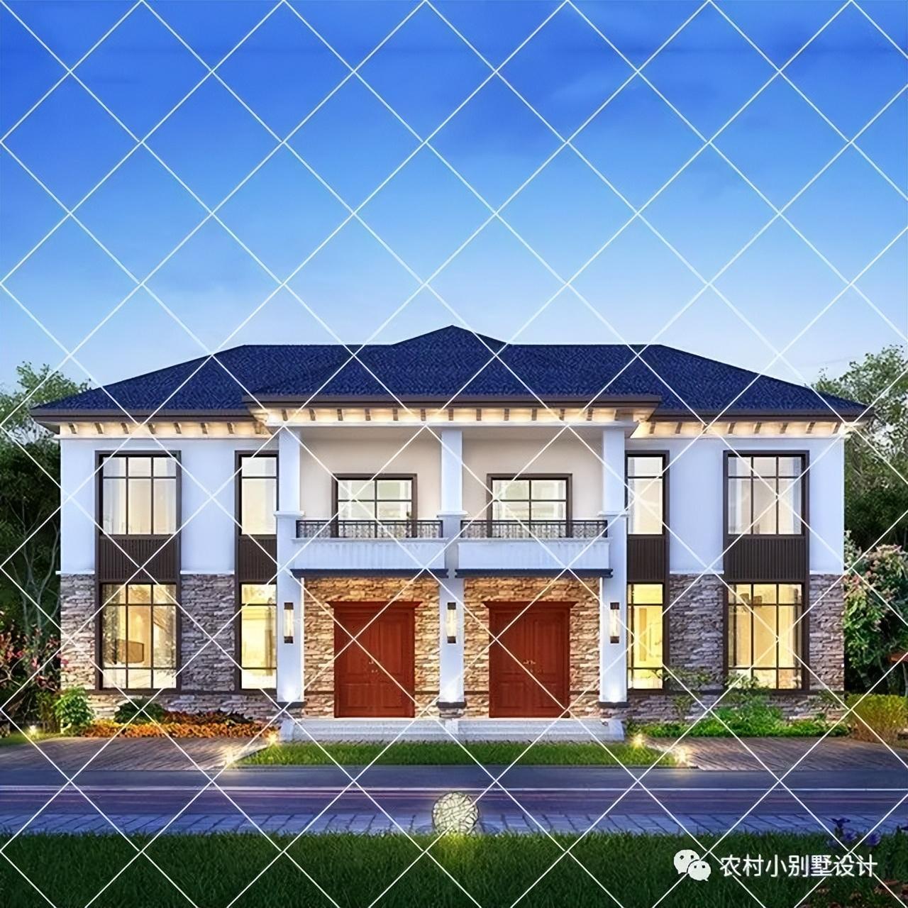 兄弟双拼别墅怎么建比较划算,24套农村双拼自建房别墅省钱又有面子 - 知乎