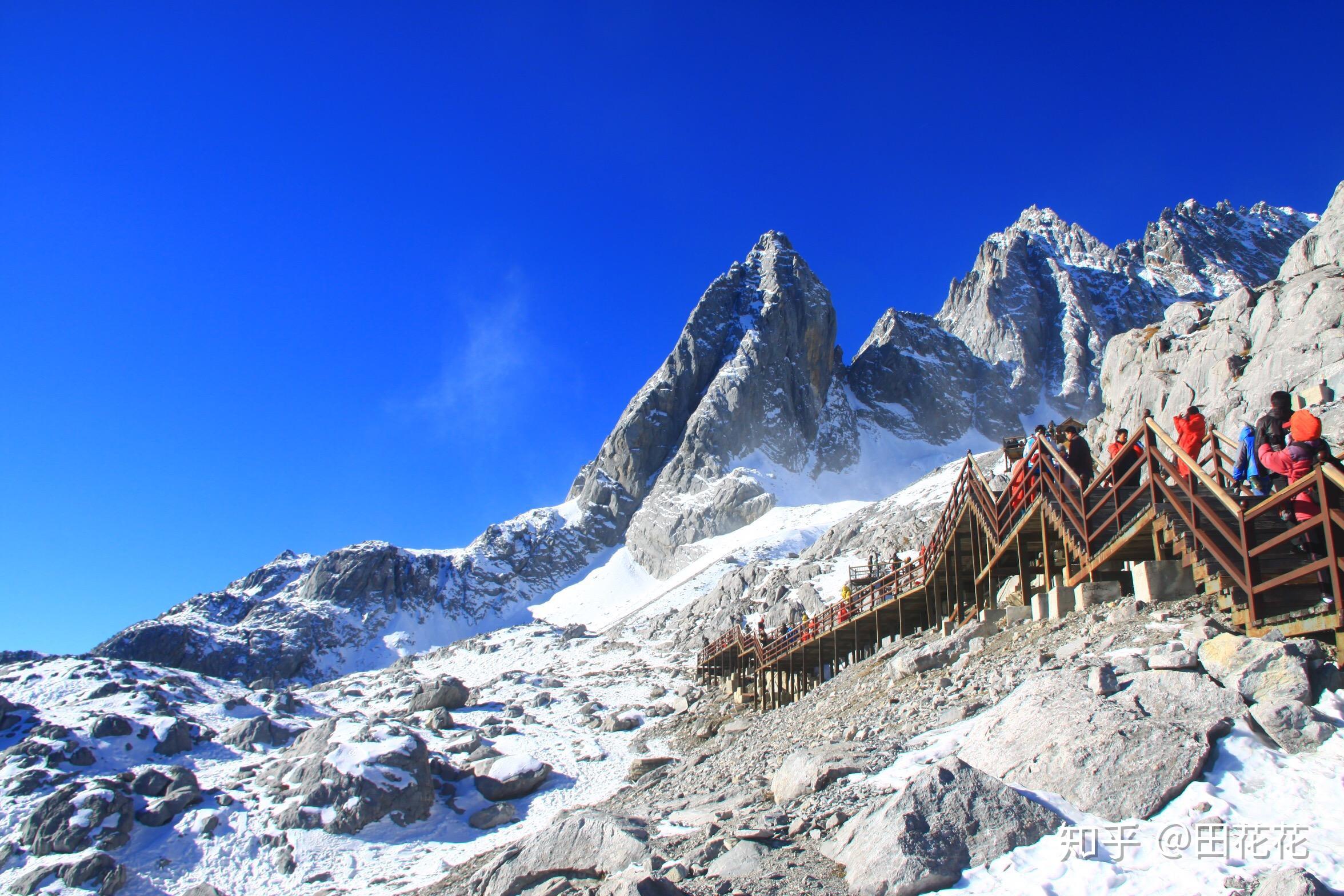 玉龙雪山, 是国家级重点风景名胜区, 长江以南的第一高峰
