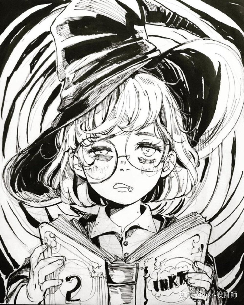 很喜欢黑白插画,希望大家可以推荐给我一些大师的作品? - 知乎