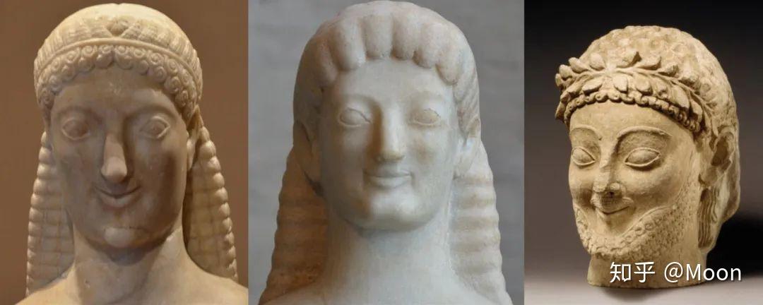 为什么古希腊古风时期的雕塑都要有微笑
