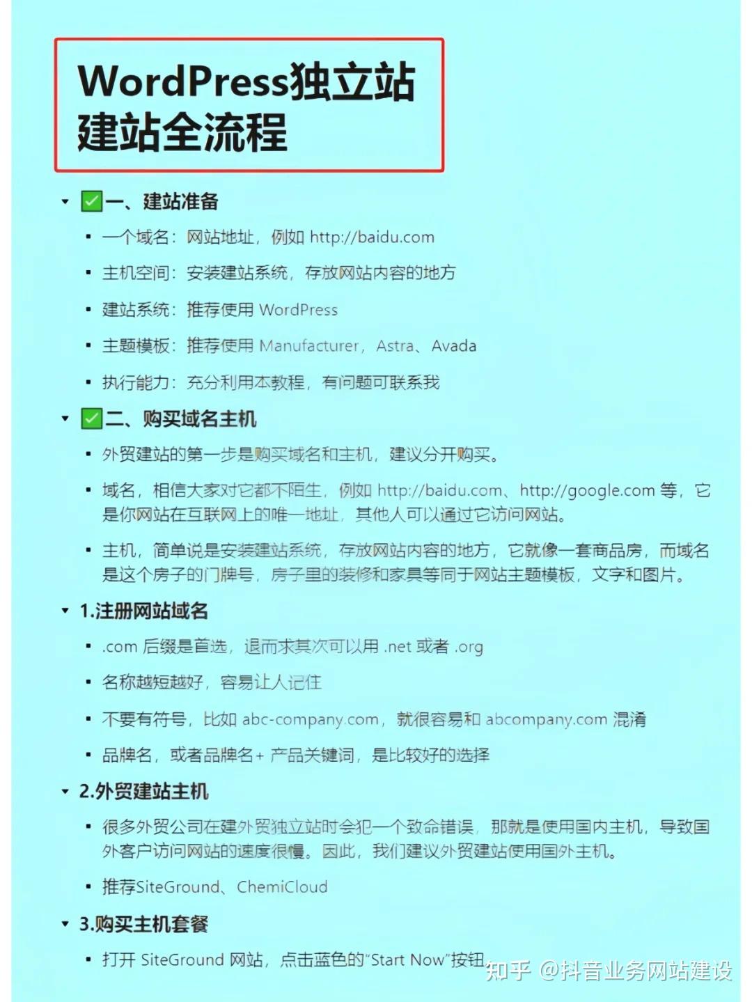 2024年WordPress外贸独立站建站全流程讲解 - 知乎