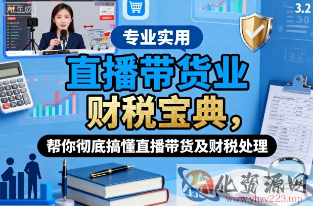 直播带货业财税宝典，帮你彻底搞懂直播带货及财税处理