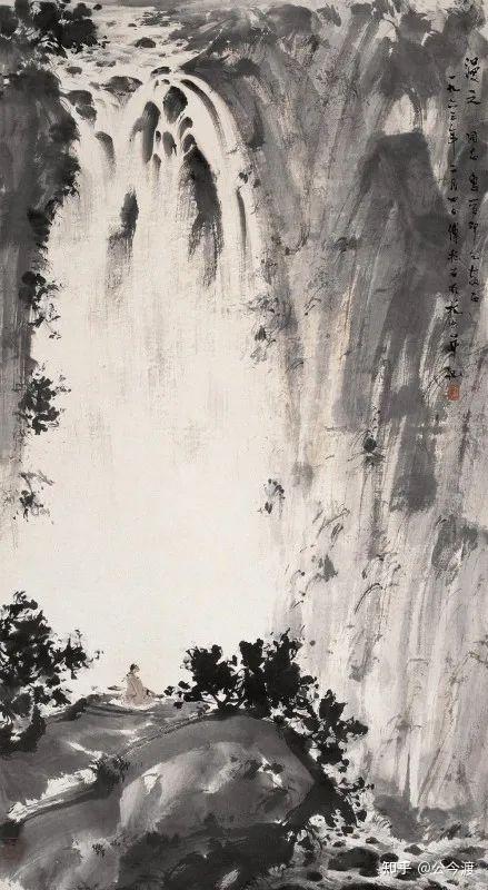 傅抱石山水画- 知乎