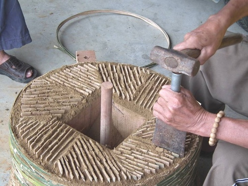 不像现今社会有剥谷机或者机米的机器?