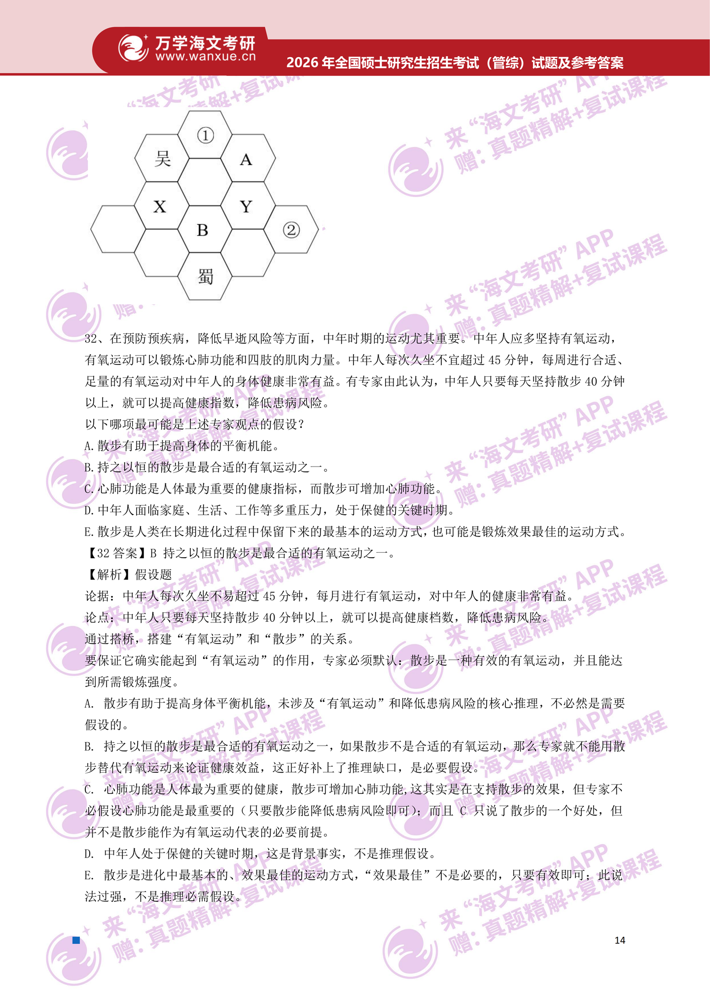 2026年考研真题及答案解析(199管理类综合能力) - 知乎