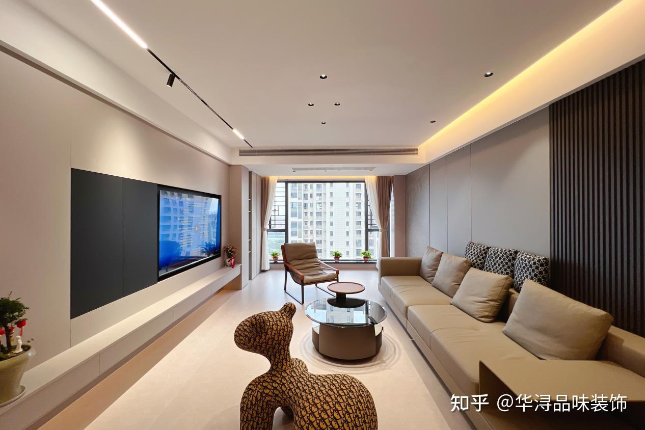 137㎡现代简约风装修，完美诠释舒适与美学的融合 - 知乎