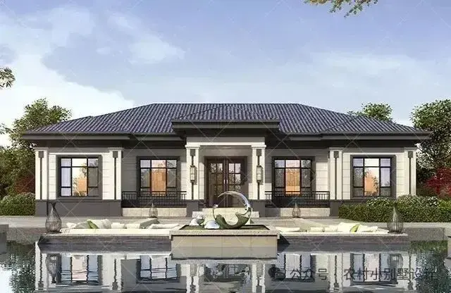 35套一层新中式养老别墅图集,父母安享晚年就选它!一层新中式 - 知乎