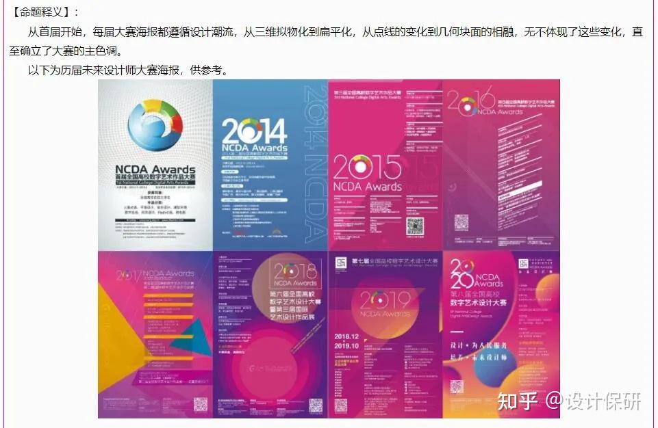 大赛解析 | NCDA全国高校数字艺术设计大赛 - 知乎