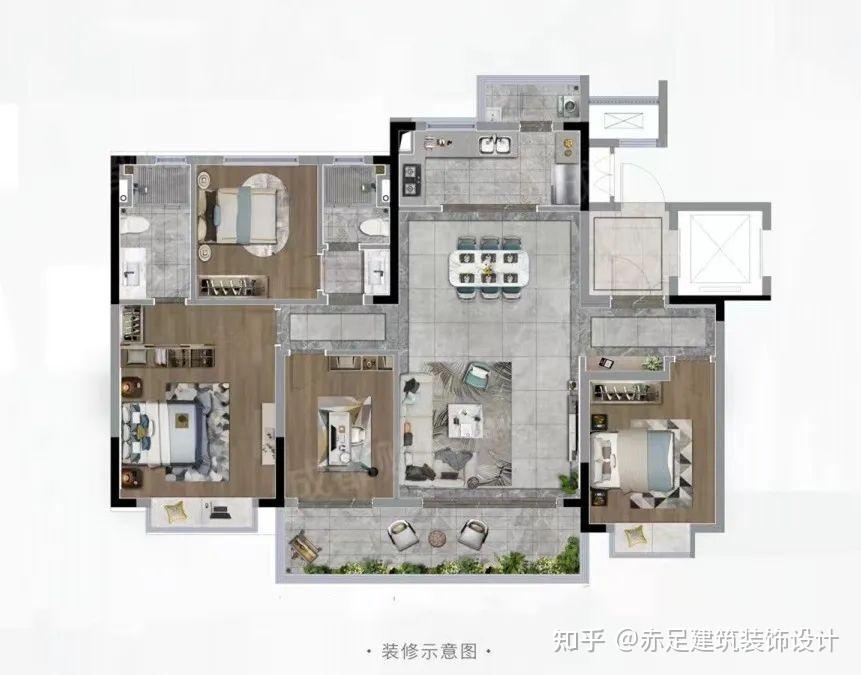 精装房也能装出多种风格｜成都旭辉天樾花园×赤足装饰设计案例分享 - 知乎
