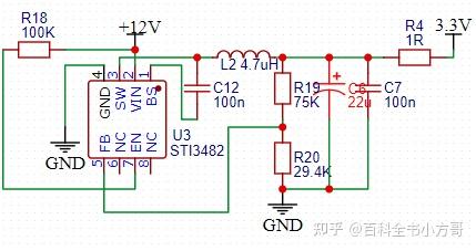 12v锂电池单片机提供了33v供电电压现在要测电量电压代替锂电池电压